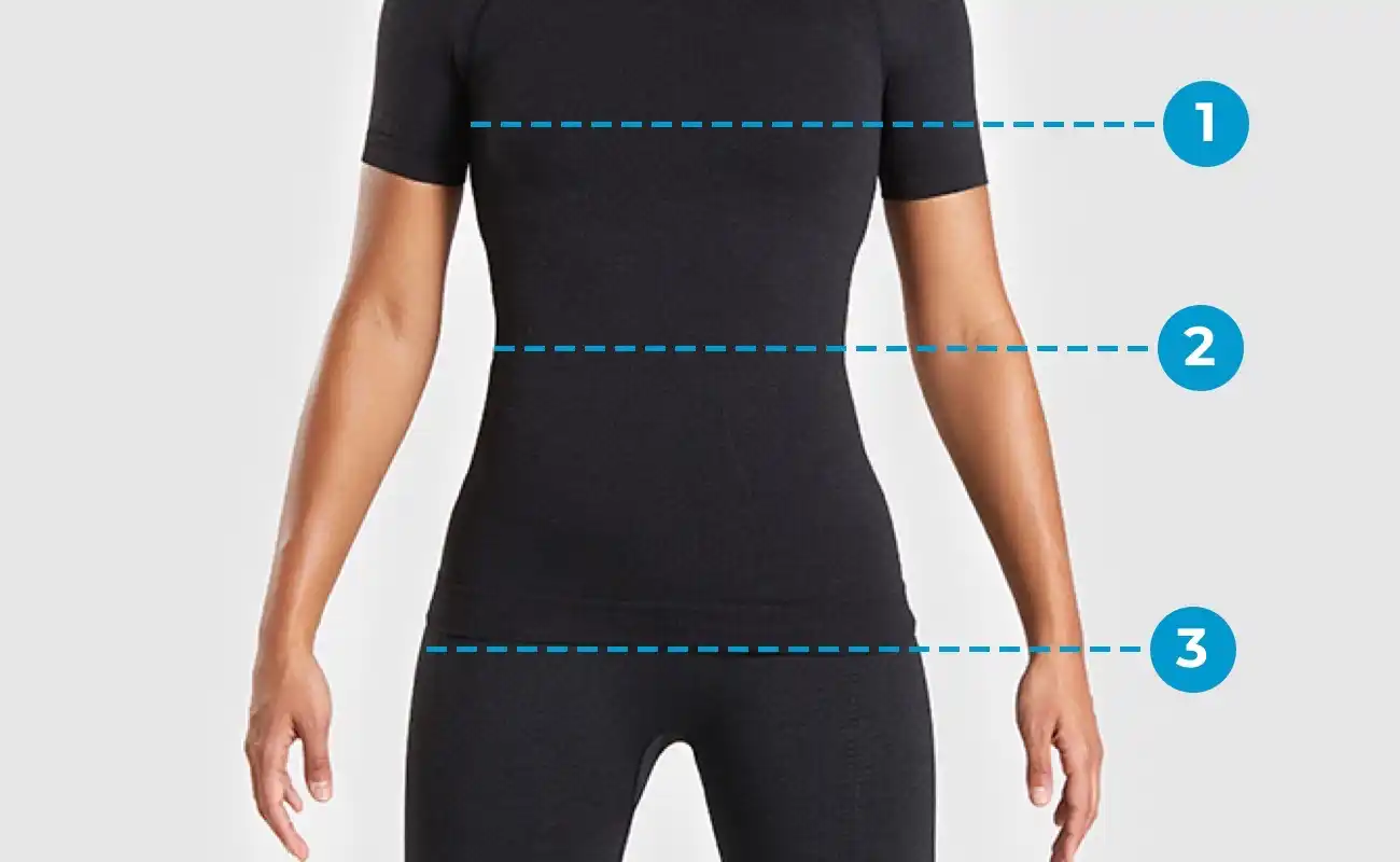 Womens Size Guide Top Markings